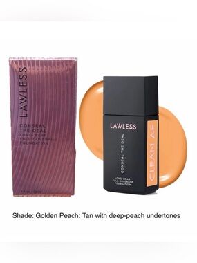LAWLESS Full-Coverage Foundation — Golden Peach